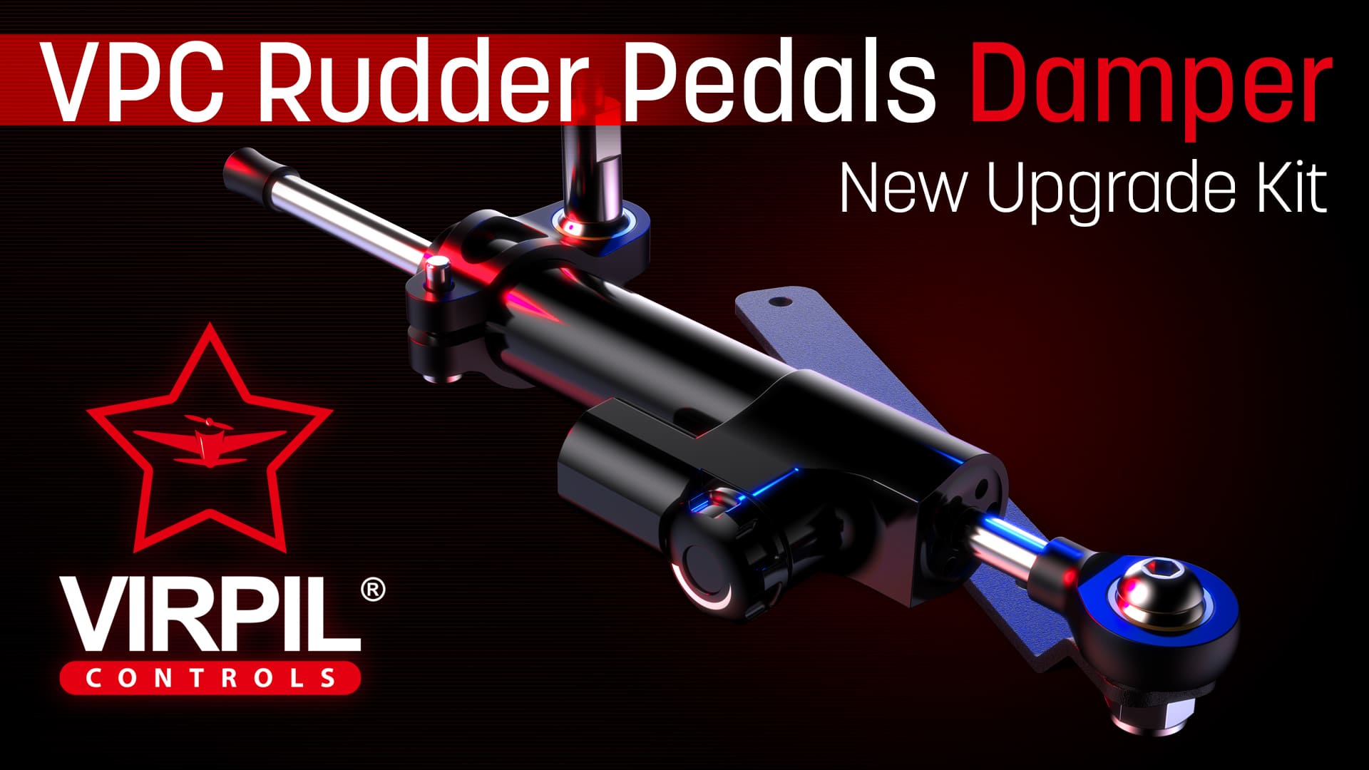 Встречайте комплект апгрейда для педалей VPC Rudder Pedals - Damper Kit!